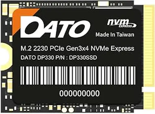 DATO M.2 2230 SSD 512GB, PCIe Gen3x4 NVMe 1.3 Internal Solid State Drive, Up to 2500/1700 MB/s, DP330 Series