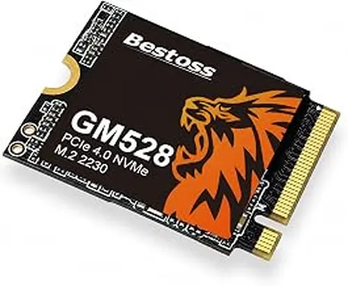 Bestoss 512GB M.2 2230 SSD NVMe PCIe4.0 Internal Hard Drive,Up to 5000 MB/s