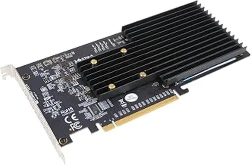 Sonnet M.2 4x4 Silent PCIe Card (Four M.2 NVMe SSD Slot)
