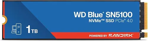 Blue SN5100 1TB NVMe SSD - M.2 2280, PCIe Gen 4.0, Internal Solid State Drive - Read Speeds Up to 7,100MB/s, Upgrade Storage for PC/Laptops - WDS100T5B0E