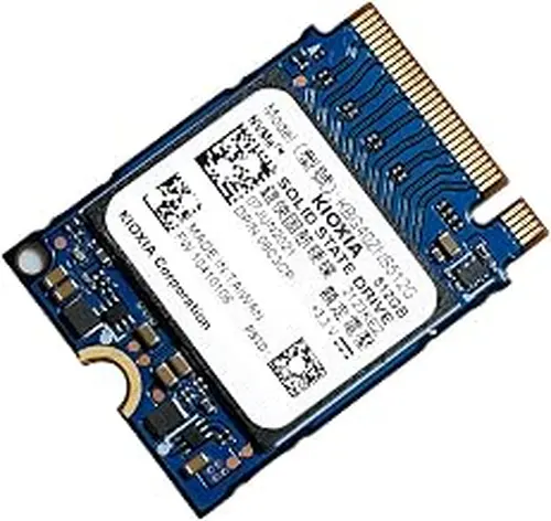 Mavark KIOXIA Internal SSD, 512GB PCIe Gen 3 x 4 NVMe Solid State Drive, M.2 2230, Model KBG40ZNS512G, OEM Package for Dell HP Lenovo Laptops and Handheld Devices