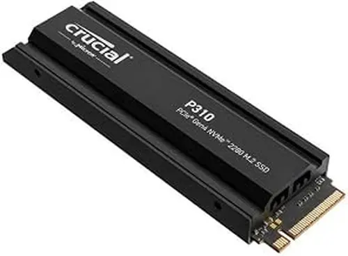 Crucial P310 - SSD - 2 TB - Internal - M.2 2280 - PCIe 4.0 x4 (NVMe) - Integrated Heatsink