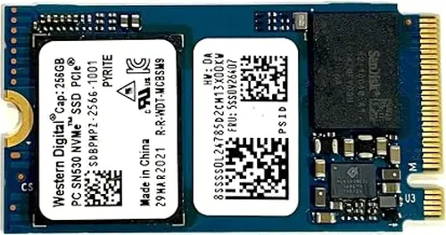 Oemgenuine OEM WDC 256GB M.2 PCI-e NVME SSD Internal SN530 Solid State Drive 42mm 2242 Form Factor M Key