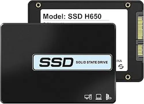 SATA III 128GB SSD - 2.5” Internal Solid State Drive, 3D NAND 6Gb/s Upgrade PC or Laptop Memory and Storage, for IT Pros, Creators, Everyday Users (Black 128GB)