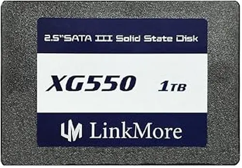 LinkMore XG550 1TB 2.5-Inch SATA III SSD, 550MB/s Read, 500MB/s Write