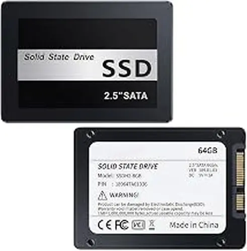 64GB Internal Solid State Drive SSD, SATA III 4Gb/s, 2.5 Inch – Up to 560MB/s Read, Upgrade for Laptop & Desktop PC (Perfect for Creators, IT Pros, Everyday Users)