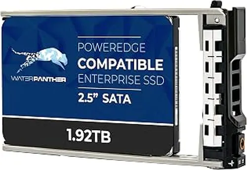 Water Panther 1.92TB SATA 6Gb/s 2.5" SSD for Dell PowerEdge Servers | Enterprise Drive in 13G Tray (Renewed)