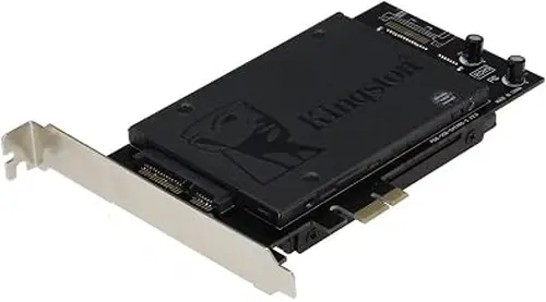 Sedna - PCI Express (PCIe) Dual 2.5 Inch SATA III (6G) SSD Adapter (Short Double Side SSD Version) (with Built in Power Circuit, no Need SATA Power Connector, Best for Mac), SSD/HDD not Included