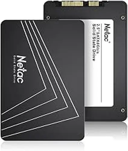 Netac SSD 480GB Internal SSD Up to 550 MB/s Hard Drive Disk Solid State Drive SATA SSD 2.5 Inch Easy to Install for Laptop Computer Upgrade Speed Game, 480GB Black