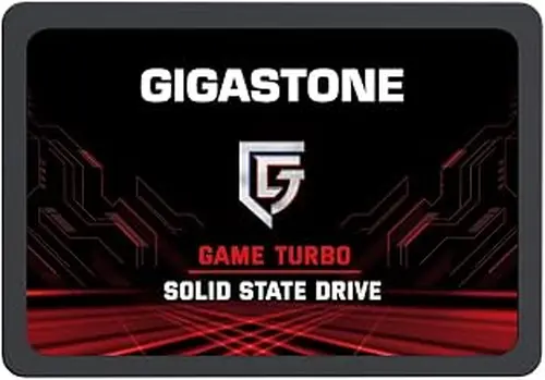 Gigastone 2TB Game Turbo SSD, Speed Up to 550MB/s with SLC Caching Gaming/PC/Desktop/Laptop Upgrade SSD 5-Year Warranty 2.5" SATA Internal Disk Solid State Drives 2.5 inches SATA 3.0 Disk