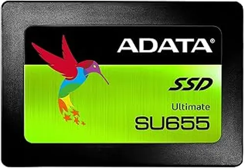 ADATA SU655 480GB 3D NAND 2.5 inch SATA III High Speed Read up to 520MB/s Internal SSD (ASU655SS-480GT-C)