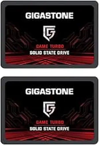 Gigastone 4TB Game Turbo SSD (2-Pack) Up to 530MB/s with SLC Caching Gaming/PC/Desktop/Laptop Upgrade SSD 5-Year Warranty 2.5" SATA Internal Disk Solid State Drives 2.5 inches SATA 3.0 Disk