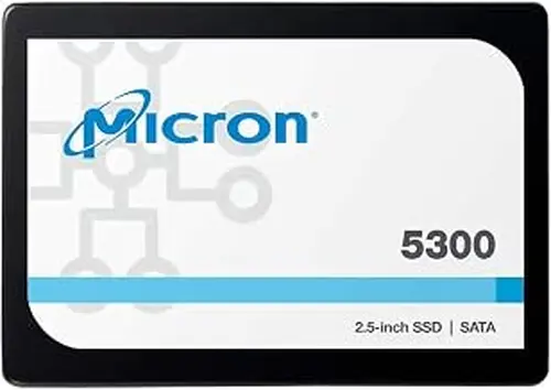 Micron 5300 PRO 3.84TB 7mm 2.5 inch Enterprise SATA 6Gb/s Solid State Drive Self-encrypting (SED) TCG eSSC - MTFDDAK3T8TDS