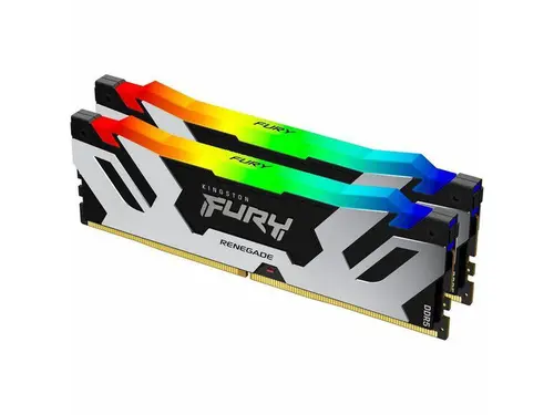 Kingston FURY Renegade 96GB (2 x 48GB) DDR5 SDRAM Memory Kit - 96 GB (2 x 48GB) - DDR5-6400/PC5-51200 DDR5 SDRAM - 6400 MHz Dual-rank Memory - CL32...