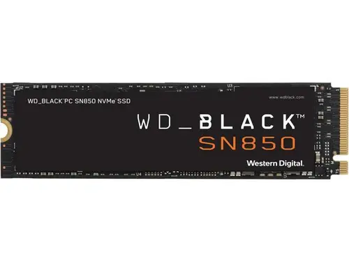 Western Digital WD BLACK SN850 NVMe M.2 2280 2TB PCI-Express 4.0 x4 3D NAND Internal Solid State Drive (SSD) WDS200T1X0E
