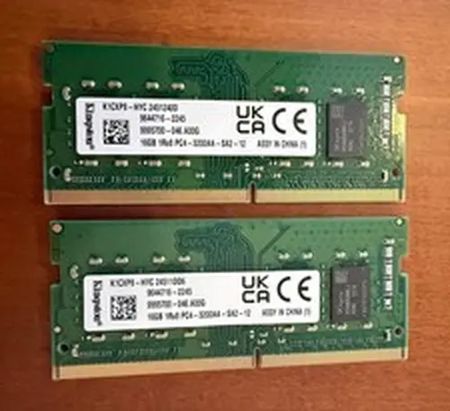 KINGSTON 32GB (2 x 16GB) PC4 DDR4-3200AA SA2 SODIMM LAPTOP MEMORY