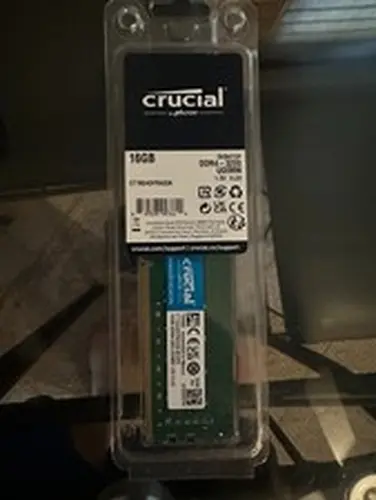 Crucial 32GB (2x16GB) DDR4-3200 UDIMM CL22 Desktop RAM CT16G4DFRA32A NEW SEALED