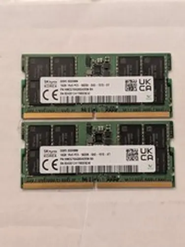 SK Hynix 32GB KIT 2x16GB DDR5 5600 CL46 SODIMM Memory RAM HMCG78AGBSA095N