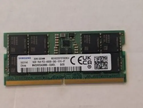 Samsung 16GB 1x16GB DDR5 4800 SO-DIMM CL40 Laptop Memory M425R2GA3BB0-CQK0L