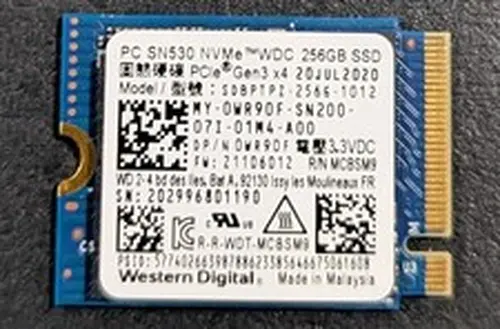 Western Digital PC SN530 NVMe 256GB SSD SDBPTPZ-256G