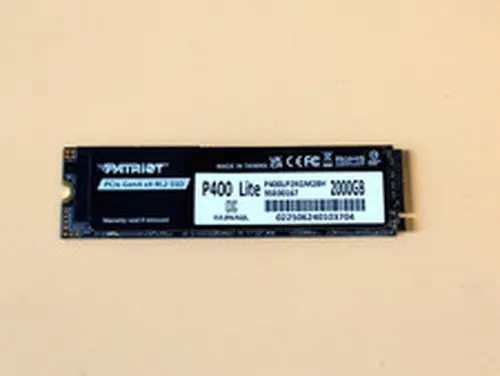 2TB SSD Patriot P400 Lite 2000GB M.2 2280 PCIe Gen4 x4 NVMe P400LP2KGM28H 36447