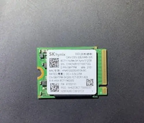 SK Hynix 512GB NVMe PCIe M2 2230 SSD BC711 30mm HFM512GD3GX013N 100% Health