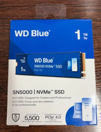 New Western Digital WD Blue 1TB SN5000 NVMe PCIe Gen 4.0 M.2 2280 Internal SSD