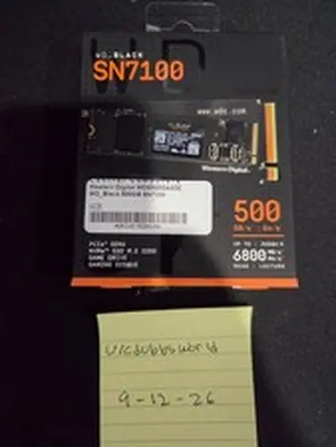 WD_BLACK SN7100 500GB M.2 NVMe PCIe 4.0 Internal SSD - 100% SMART Health