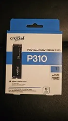 Crucial P310 1TB 2280 PCIe Gen4 3D NAND NVMe M.2 SSD