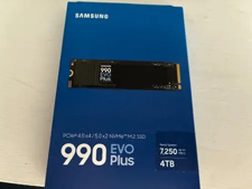 Samsung SSD 990 EVO Plus 4TB, PCIe Gen 4x4 | 5x2 M.2 2280 NVME New Sealed!