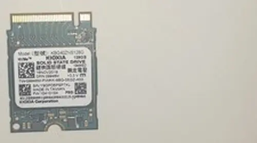 KIOXIA kbg40zns128g 128GB NVME M.2 SSD