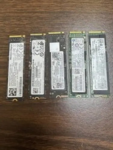 Lot of 5x 512GB NVMe SATA M.2 SSD NVMe/PCIe Mixed Brands