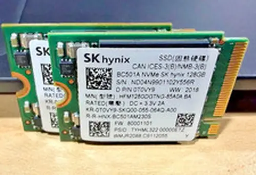 2 PAIR 128GB SSD M.2 PCIE NVME 2230 Solid State Drive Hynix