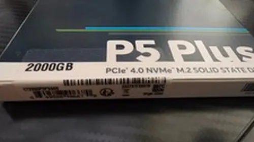 Crucial P5 Plus 2TB M.2 NVMe Internal SSD (CT2000P5PSSD8)