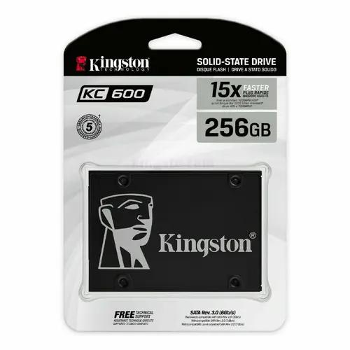 Kingston 2.5 inch SSD KC600 256 GB 512GB 1TB 2TB Solid State Drive SKC600MS lot