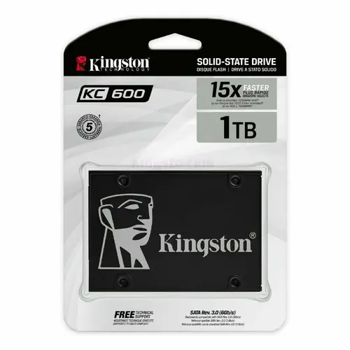 Kingston 2.5 inch SSD KC600 256 GB 512GB 1TB 2TB Solid State Drive SKC600MS lot