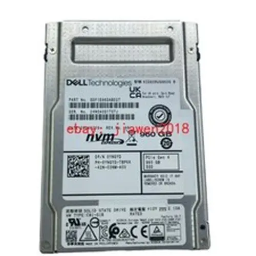 KIOXIA CD8 960GB SSD DELL YNGYD NVME U.2.5" PCIE Gen4 KCD8XRUG960G