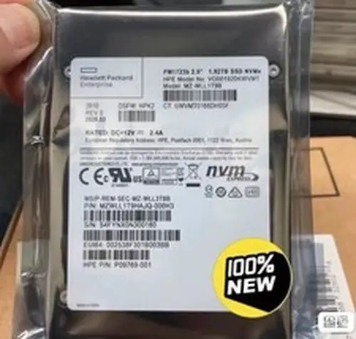 Samsung PM1723b 1.92TB HPE SSD U.2 NVME MZ-WLL1T9B MZWLL1T9HAJQ-000H3