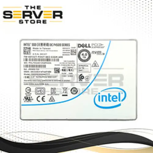 Dell 4TB NVMe U.2 PCIe G3 RI 2.5" SSD Intel DC P4500 SSDPE2KX040T7T 05YJCT 5YJCT
