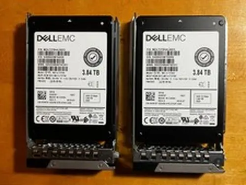 Lot of 2 - Dell EMC Samsung PM1643 3.84TB SAS 12Gbps SSD MZ-ILT3T8A
