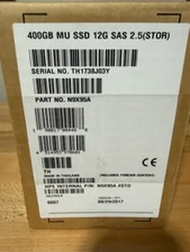 NEW HPE N9X95A MSA 400GB 12G SAS Mixed Use SFF 2.5" SSD Factory Sealed