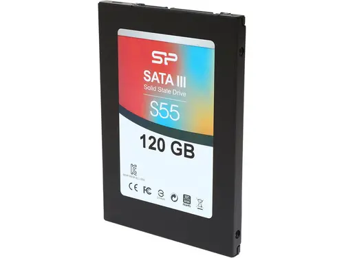 Silicon Power Slim S55 2.5' 120GB SATA III TLC Internal Solid State Drive (SSD) SP120GBSS3S55S25