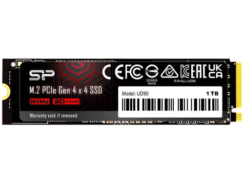 Silicon Power UD90 M.2 2280 1TB PCI-Express 4.0 x4, NVMe 1.4 3D NAND Internal Solid State Drive (SSD) SP01KGBP44UD9005