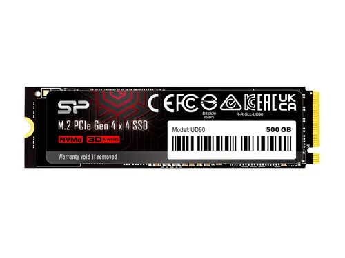 Silicon Power 500GB UD90 NVMe 4.0 Gen4 PCIe M.2 SSD R/W up to 5,000/2,700 MB/s - Model SP500GBP44UD9005