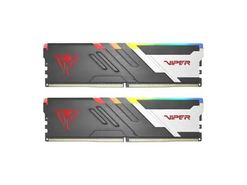 Patriot Memory Viper Venom RGB DDR5 64GB (2 x 32GB) 5600MHz UDIMM Desktop Gaming Memory KIT - PVVR564G560C40K