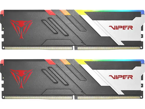 Patriot Memory Viper Venom RGB DDR5 RAM 64GB (2X32GB) 6000MT/s CL36 UDIMM Desktop Gaming Memory Kit - PVVR564G600C36K