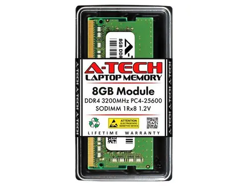 8GB RAM Replacement for Dell 6VDX7, AA937595, AA960024, SNP6VDX7C/8G DDR4 3200MHz PC4-25600 SODIMM 1Rx8 Laptop Memory