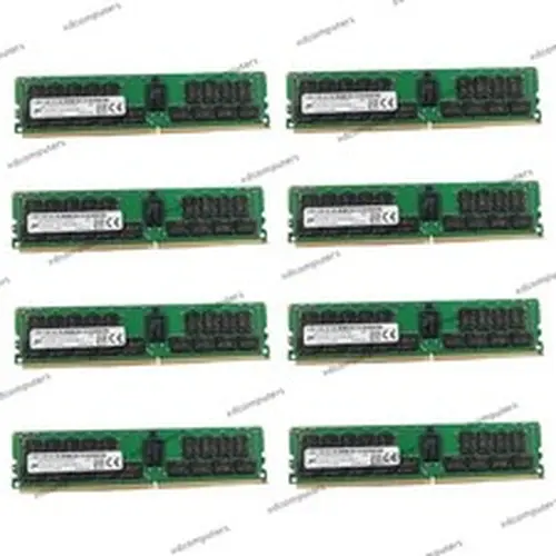 Micron 256GB (8x 32GB) 3200MHz DDR4 ECC RAM DDR4-3200 Server Memory
