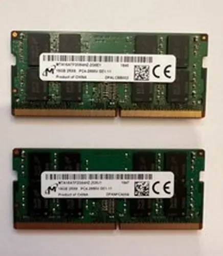 Micron 32GB Kit (2x16GB) 2Rx8 PC4-2666V DDR4 1.2v CL19 SODIMM RAM