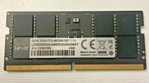 3x LEXAR 32GB DDR5 SO-DIMM 4800MT/s (1x32GB) RAM Laptop Memory